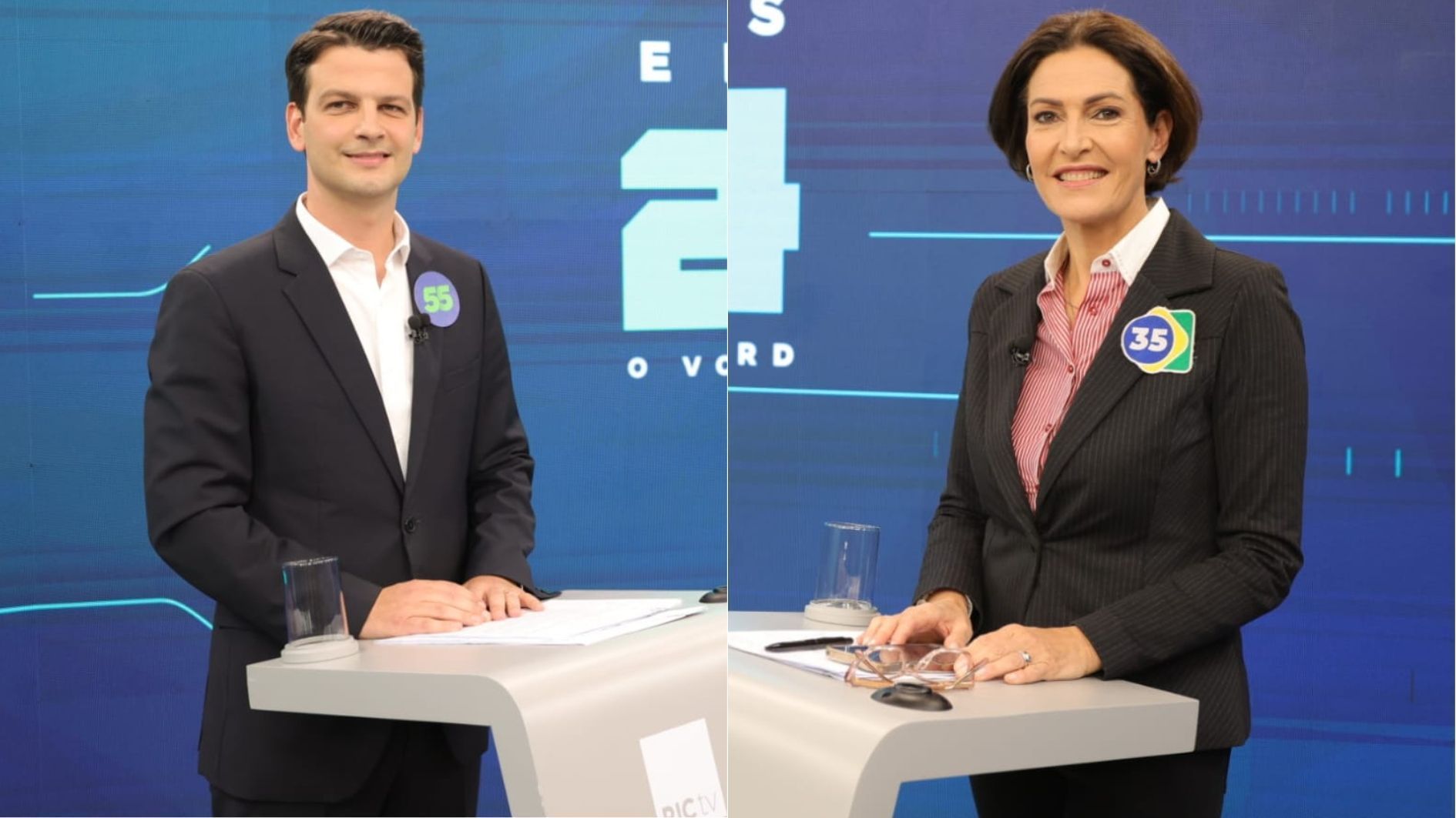 Eduardo Pimentel e Cristina Graeml